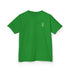 Girls Heavy Cotton™ Tee green cotton crew neck t-shirt with small chest design