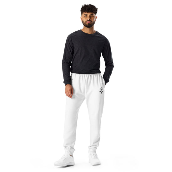 Man wearing slim fit white men&
