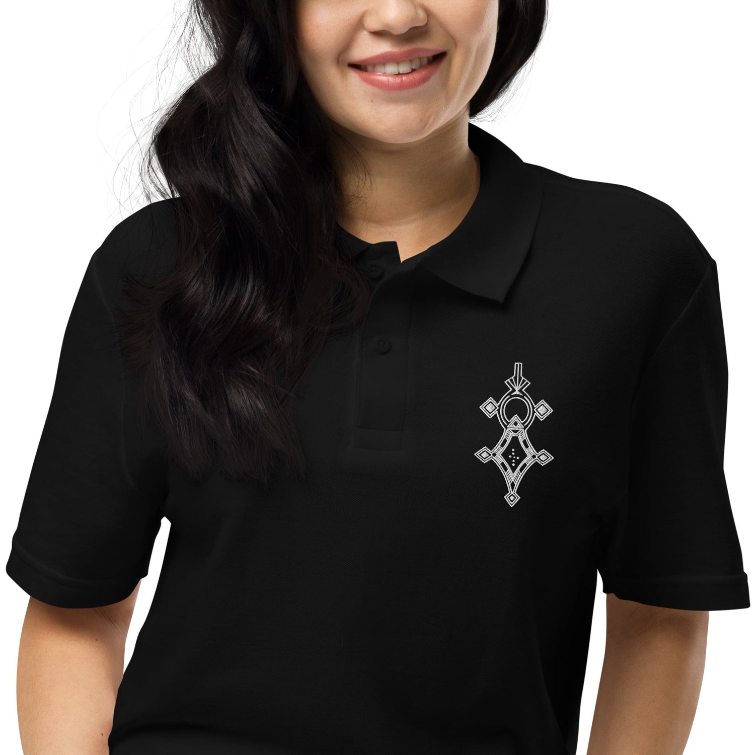 Women pique polo shirt