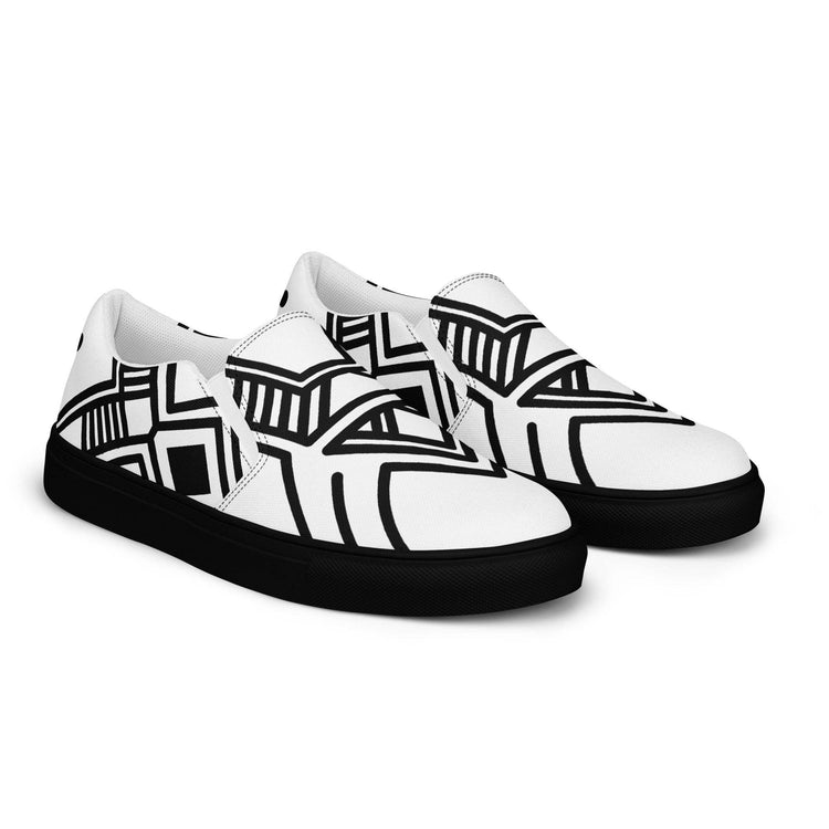 Black and white geometric pattern women&
