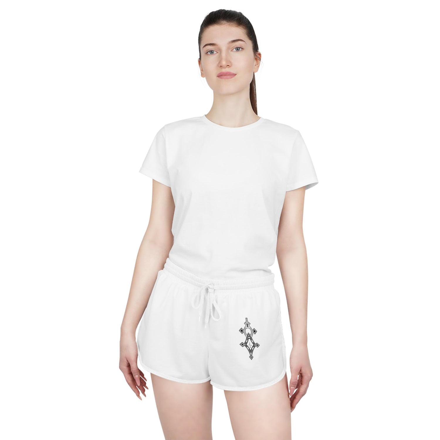 Woman wearing white women&