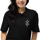Women pique polo shirt